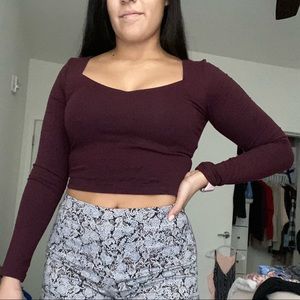 Long sleeve crop top bundle